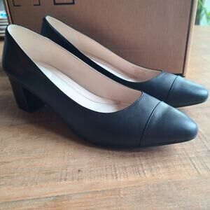 Women’s Cole Haan Go-To Block Heel Pumps Black Size 11B Waterproof NWOB‎